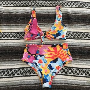 SHEIN Swim - Tie Front High Waist Bikini! SHEIN Swim - Tie Front High Waist Bikini!